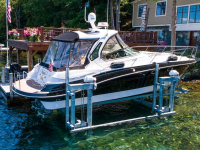 24,000 lb. capacity ultimate boat lift with oil bath upgrade