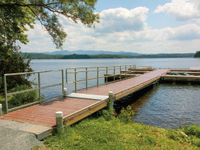 Commercial ADA floating dock at a state campground