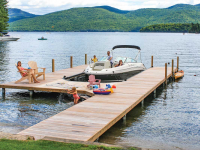 Pile Dock with Ipe decking, Bolton Landing, NY