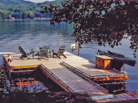 ADA accessible dock at a private residence