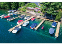Pile docks at Juniper Hill Homeowners Association, Lake George, NY