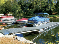 Heavy duty aluminum floating docks for a homeowners association, Dog Cove, NH