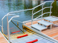 ADA transfer platform added to our commercial kayak launch