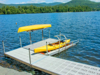 Freestanding launch incorporated into our aluminum leg docks