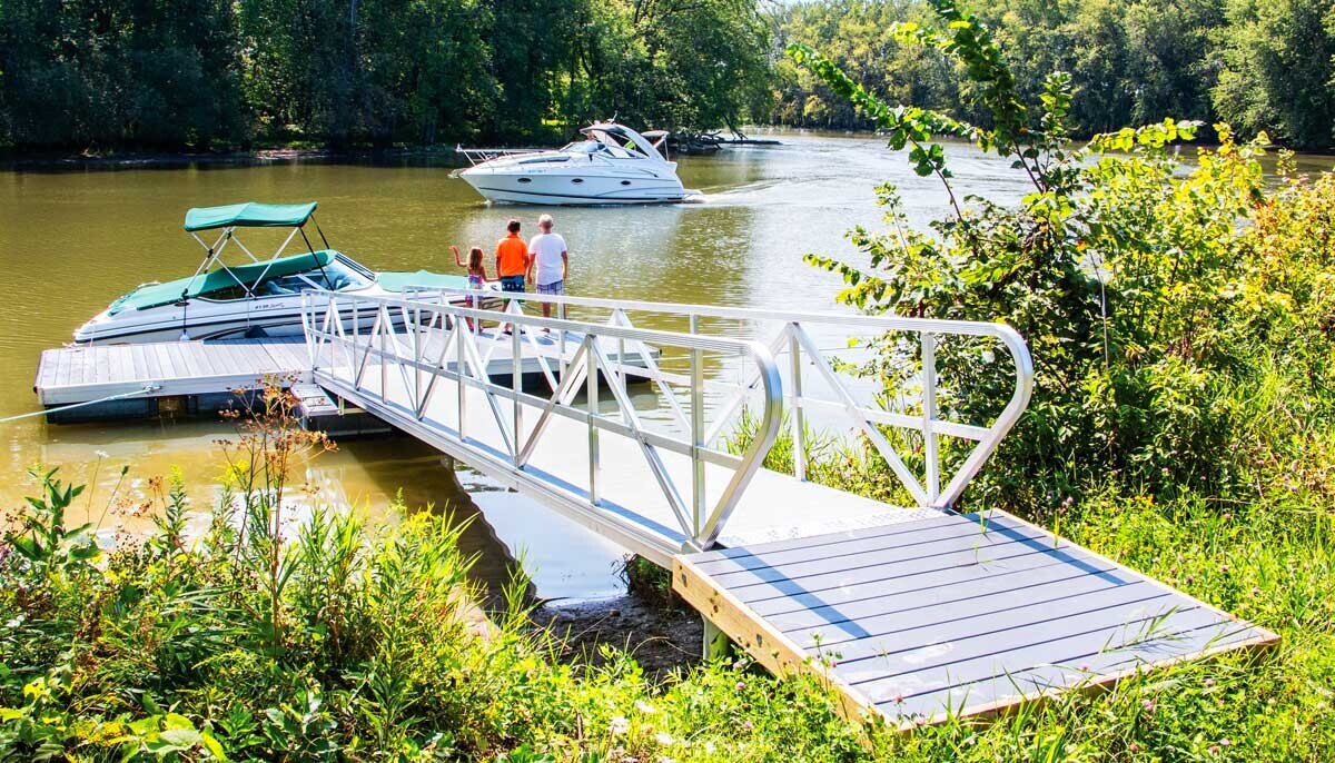 Custom designed floating docks by The Dock Doctors — The Dock Doctors