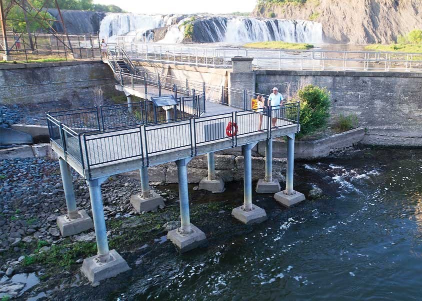 Industrial viewing platform, Falls View Park, Cohoes, NY