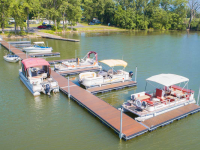 Heavy duty aluminum floating docks and aluminum gangway, Town of Crown Point, NY