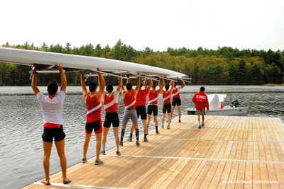 Rowing Docks at St. Paul's School, Concord, NH - Photo by Karen Bobotas
