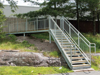 Commercial stairs for a condo association