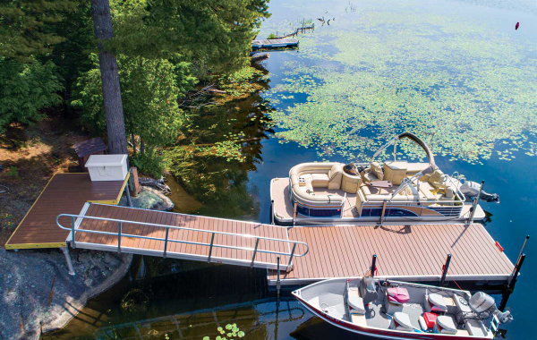 Custom designed aluminum frame floating docks by The Dock Doctors — The ...