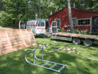 We offer seasonal installation and removal service