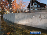 Waterfront seawall / retaining wall replacement (COMPLETE)