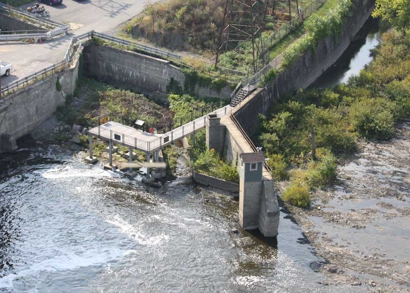 Industrial viewing platform, Falls View Park, Cohoes, NY