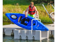 The YAKport kayak launch connects to fixed or floating docks