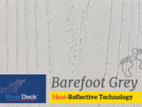 8' x 8' swim float (Barefoot Grey WearDeck) 
