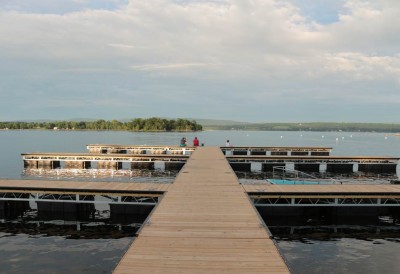 Transient floating docks - Burton Island State Park, Lake Champlain, NY