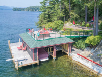 Boathouse with sundeck style roof