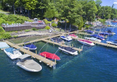 Commercial Pile Docks for Juniper Hills Villas, Lake George, NY