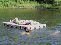 The 1000 series is a great option for a swim float or swim raft