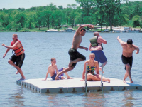 The 1000 series is a great option for a swim float or swim raft