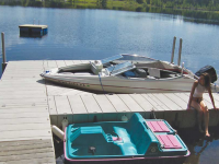 Boat Slip with Connect-A-Dock 2000 series modular floating docks