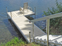 Aluminum decking and our portable aluminum stairs