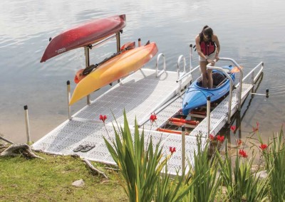 The boarding handles makes getting in and out of your kayak safe and easy