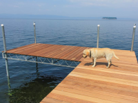 Mega Duty Leg Dock with optional Ipe hardwood decking