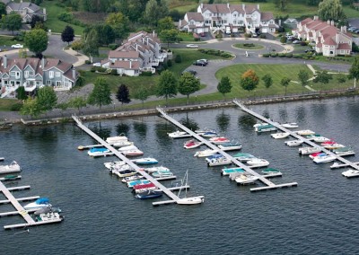 Aluminum floating docks for homeowners association - Saratoga Lake, NY