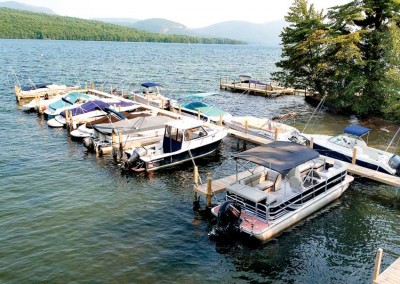 Commercial pile docks for a homeowners association - Lake George, NY