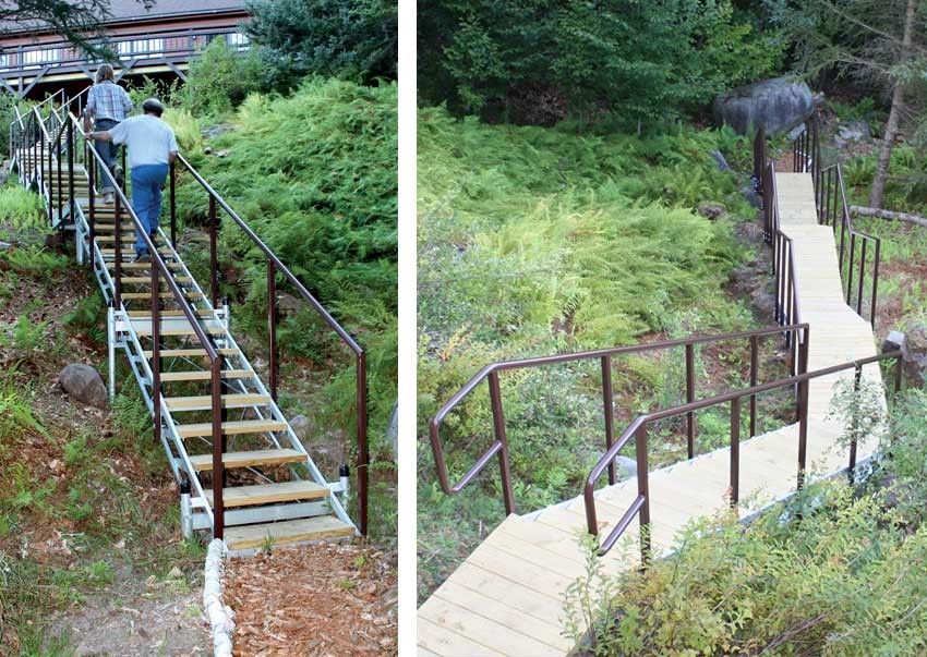 Steep Incline Stairs  CroweDock Docking Systems - Waterfront & Marina  Development