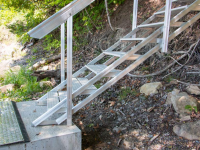Adjustable rise & run to accommodate your site