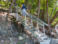 Maintenance-free aluminum stairs