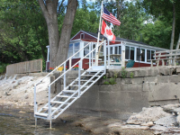 Our aluminum beach stairs are readily available
