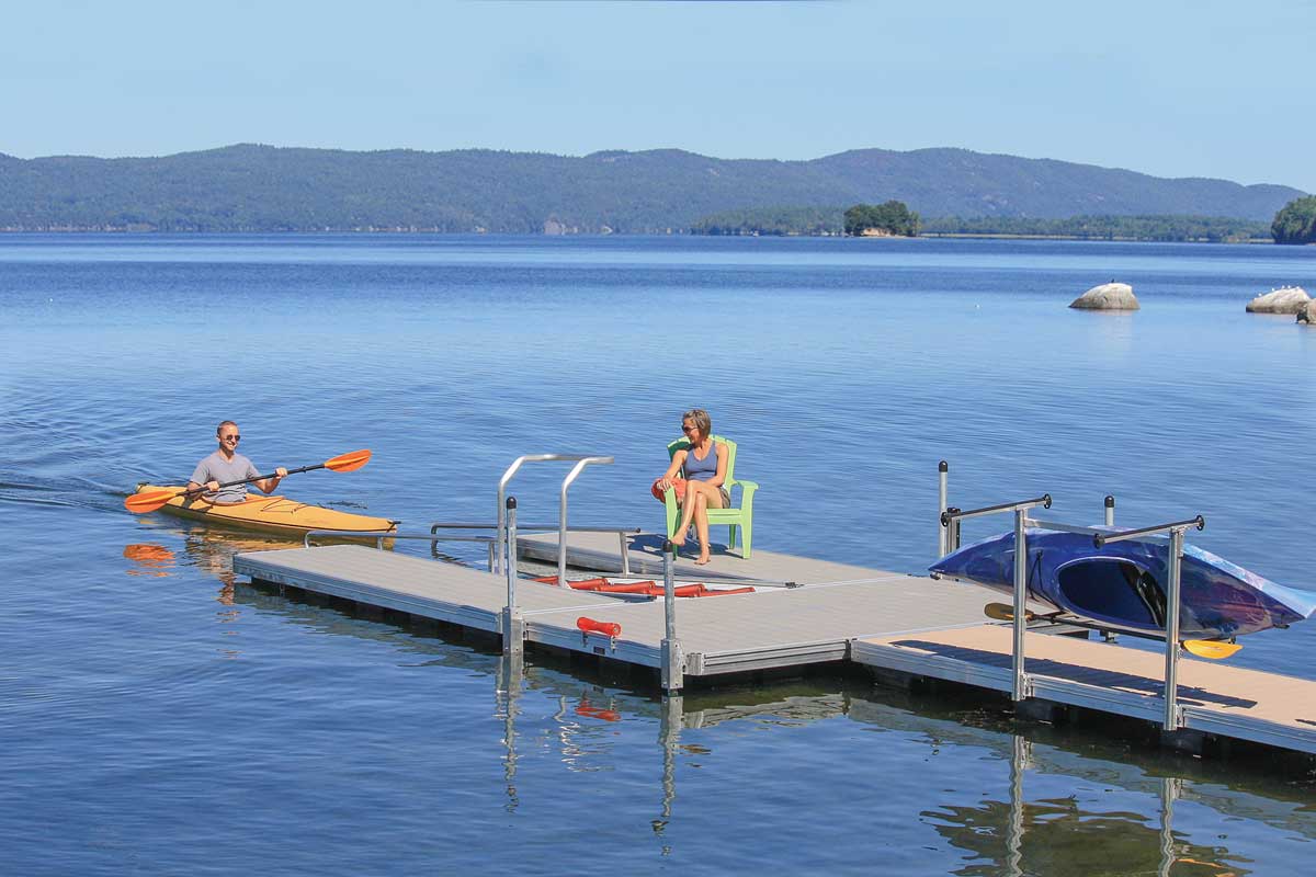 Floating Kayak Launch Dock by The Dock Doctors — The Dock Doctors