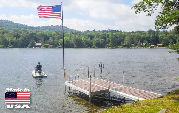 Flag Pole for Docks — The Dock Doctors